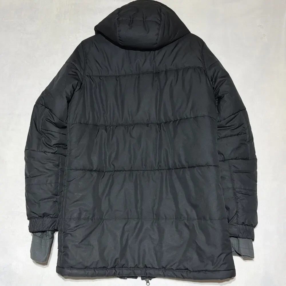 Nike Alliance II Training Parka Mens Small Black Storm Fit Puffer Coat Hooded